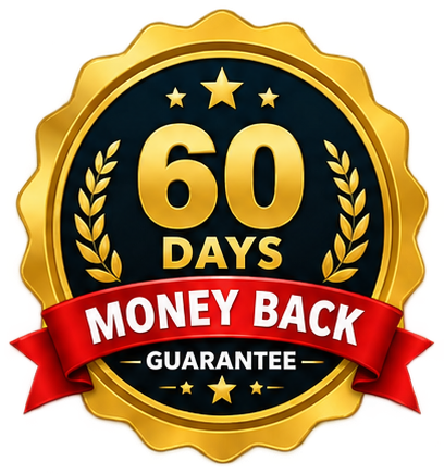 60-day money back guarantee
