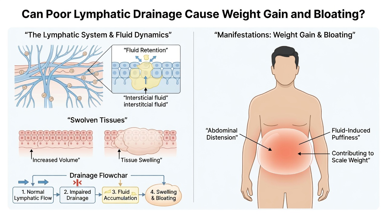 Can Poor Lymphatic Drainage Cause Weight Gain & Bloating?