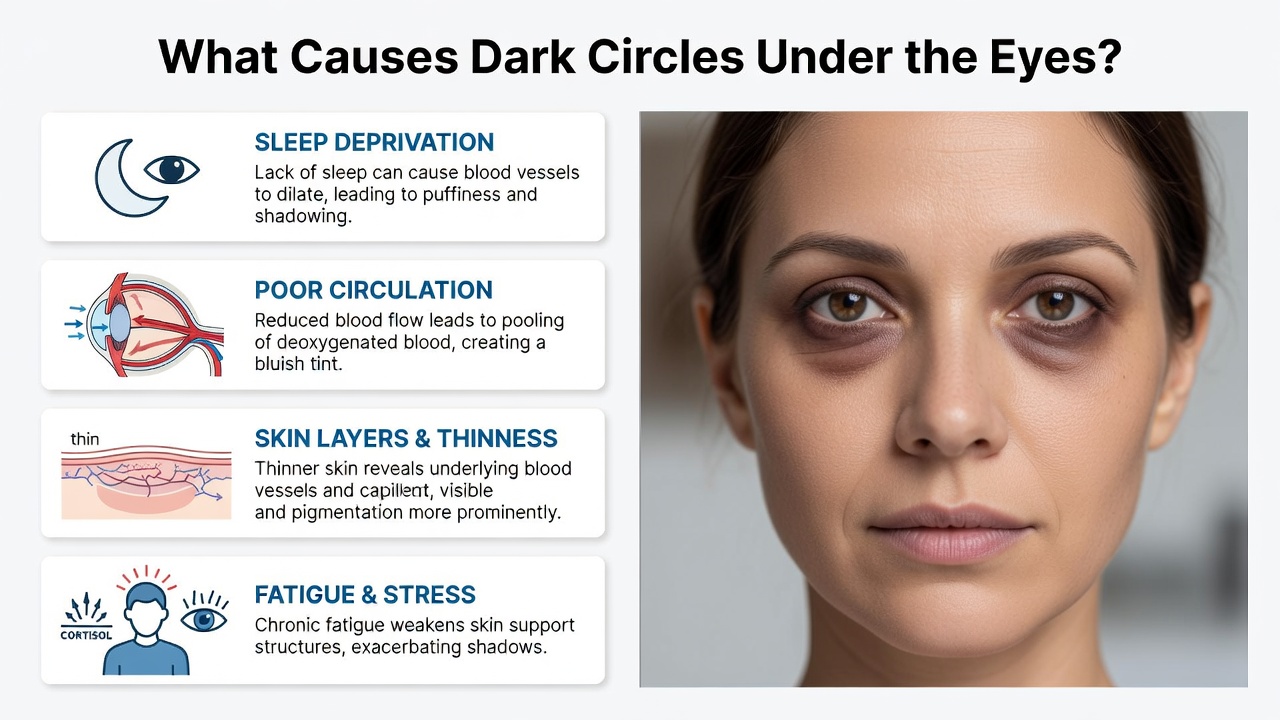 What Causes Dark Circles Under Eyes: Lack of Sleep