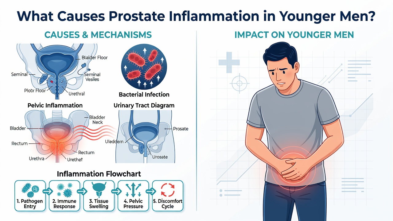 What Causes Prostate Inflammation in Younger Men?