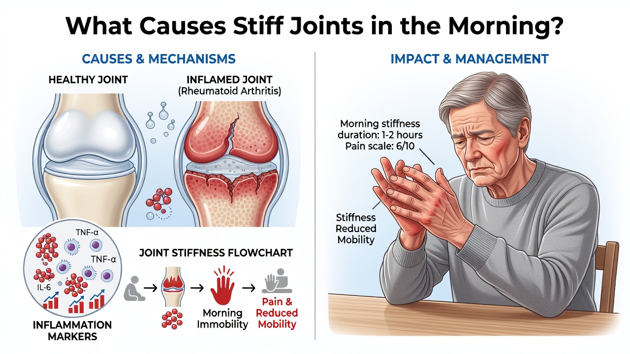 What Causes Stiff Joints in Morning RA