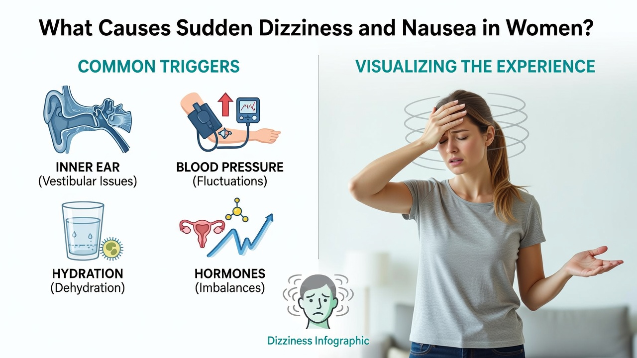 What Causes Sudden Dizziness and Nausea in Women