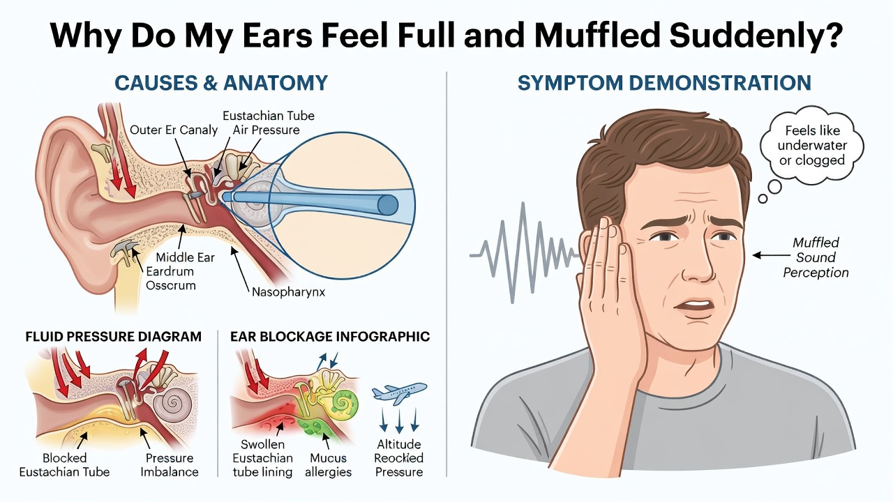 Why Do My Ears Feel Full and Muffled Suddenly? | Supplement Result
